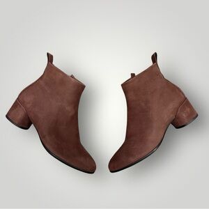 ECCO Shape 35 Mod Block Heel Ankle Boot in Chocolate Sz 37